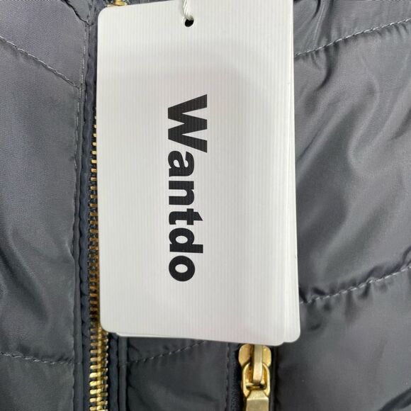 Wantdo Vest Womens Puffer Black Full Zip Ladies Small New - Picture 3 of 7